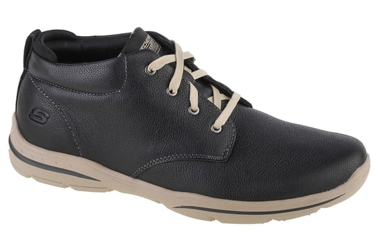 Skechers Harper Melden 64857-Blk, Męskie, Trzewiki, Czarne SKECHERS