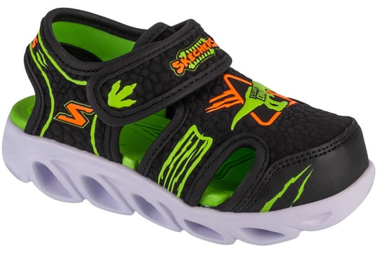 Skechers Hypno-Splash - Hydro-Fun 400612N-BKLM, dla chłopca, sandały, Czarne SKECHERS