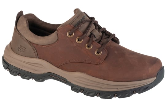 Skechers Knowlson - Leland 204920-DKBR, Męskie, półbuty, Brązowy SKECHERS