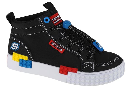 Skechers Kool Bricks 402223L-BKMT, dla chłopca, buty sneakers, Czarne SKECHERS