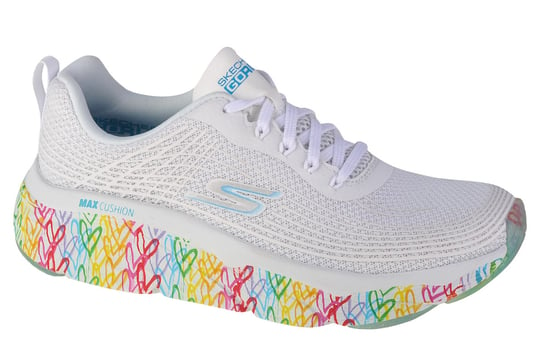 Skechers Max Cushioning Elite-Live To Love 128557-WMLT, Damskie, buty sneakers, Biały SKECHERS