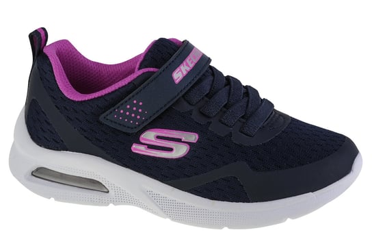 Skechers Microspec Max 302377L-NVY, dla dziewczynki, buty sneakers, Granatowy SKECHERS