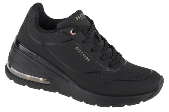 Skechers Million Air-Elevated Air 155401-Bbk, Damskie, Buty Sneakers, Czarne SKECHERS