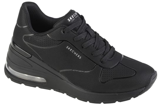 Skechers Million Air - Lifted 155400-BBK, Damskie, buty sneakers, Czarne SKECHERS