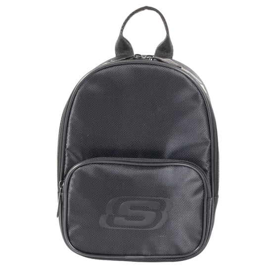 Skechers Mini Logo Backpack SKCH7596-BLK, Czarne Plecak, pojemność: 8 L SKECHERS