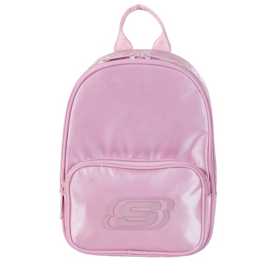 Skechers Mini Logo Backpack SKCH7596-LPK, Różowe Plecak, pojemność: 8 L SKECHERS