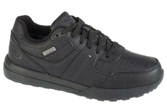 Skechers Netson - Gander 205236-BBK, Męskie, półbuty, Czarne SKECHERS