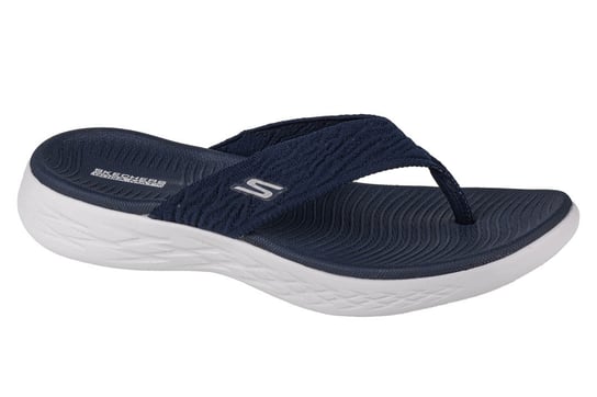 Skechers, On The Go 600 Sunny 140037-NVY, Damskie, japonki, Granatowe, rozmiar 40 SKECHERS