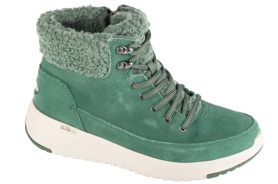 Skechers On-The-Go Stellar - Winterize 144770-DKGR, Damskie, buty zimowe, Zielony SKECHERS