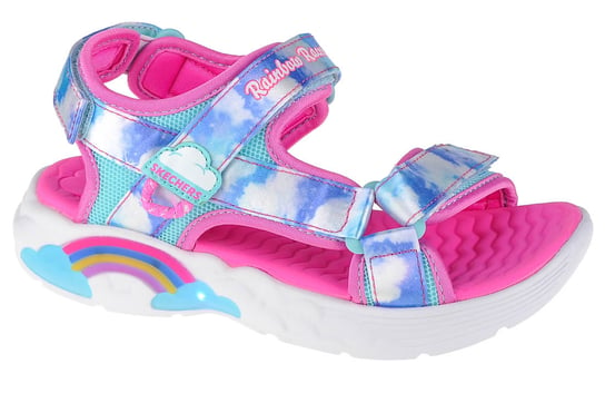 Skechers Rainbow Racer Sandal-Summer Sky 302975L-BLU dziewczęce sandały Niebieski SKECHERS
