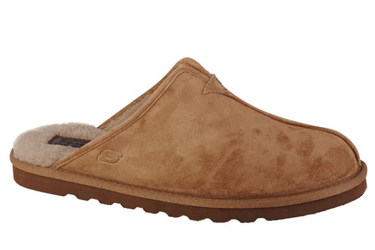 Skechers Renten - Palco 66094-Tan, Męskie, Kapcie, Brązowy SKECHERS