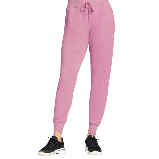 Skechers Restful Jogger Pant W03PT49-DKMV, Kobieta, Spodnie, Różowy SKECHERS