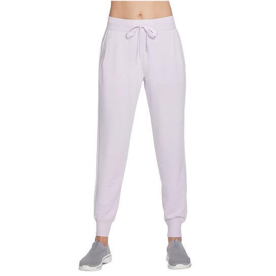 Skechers Restful Jogger Pant W03PT49-PRLV damskie spodnie różowe SKECHERS