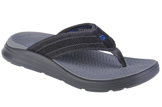 Skechers Sargo - Point Vista 204383-CHAR, Męskie, japonki, Szary SKECHERS