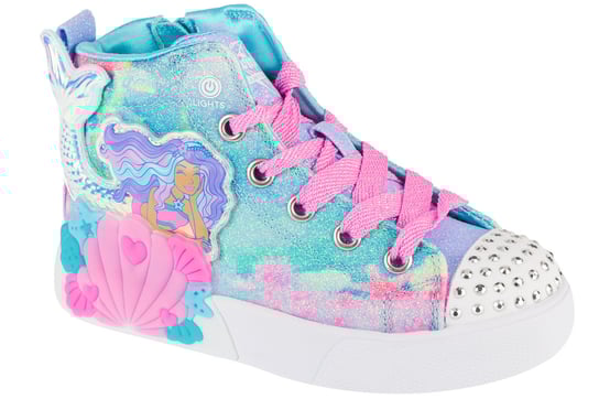 Skechers Seashell Magic - Mermaid Sea 314326L-BLMT, dla dziewczynki, trampki, Niebieski SKECHERS