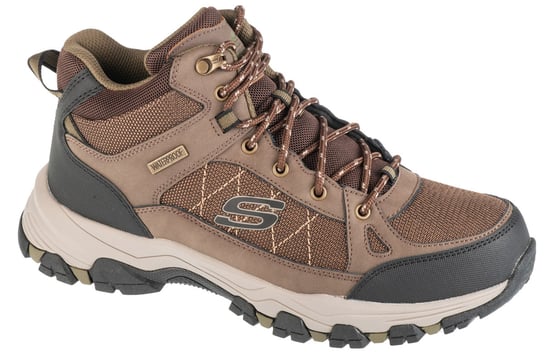 Skechers Selmen - Melano 204477-CHOC, Męskie, buty trekkingowe, Brązowy SKECHERS