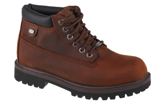 Skechers Sergeants Verdict 4442-CDB, Męskie, buty zimowe, Brązowy SKECHERS