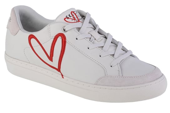 Skechers Side Street - Lonely Heart 177983-WRD, Damskie, buty sneakers, Biały SKECHERS