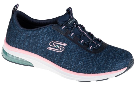 Skechers Skech-Air Edge Brite Times 104057-NVPK, Damskie, buty sneakers, Granatowy SKECHERS