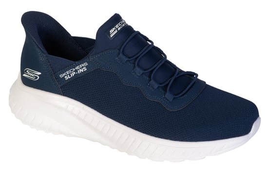 Skechers Slip-ins: BOBS Sport Squad Chaos 118300-NVY, Męskie, buty sneakers, Granatowy SKECHERS