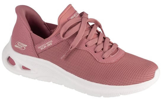 Skechers Slip-Ins Bobs Sport Unity - Pinch Of Luck 117509-BLSH, Damskie, buty sneakers, Różowy SKECHERS