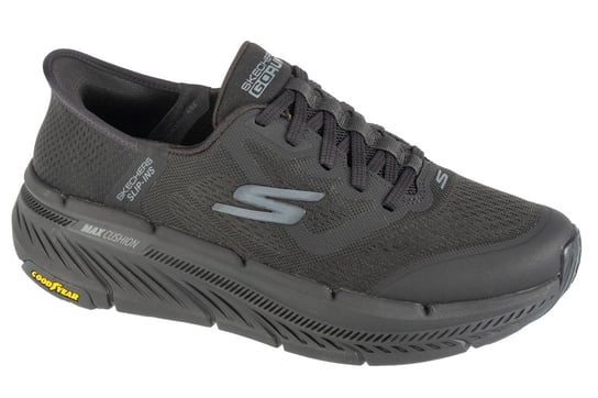 Skechers Slip-Ins: GO WALK Flex - New World 216505-BBK, Męskie, buty sneakers, Czarne SKECHERS