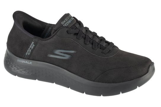 Skechers Slip-Ins: GO Walk Flex - Smooth Motion 216326-BBK, Męskie, buty sneakers, Czarne SKECHERS