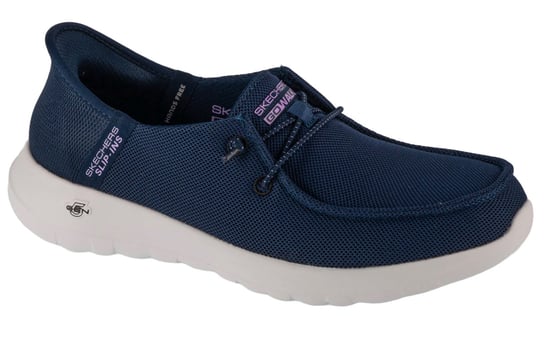 Skechers Slip-Ins Go Walk Joy - Idalis 124647-NVLV, Damskie, buty sneakers, Granatowy SKECHERS