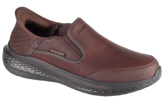 Skechers Slip-Ins: Slade 205237-RDBR, Męskie, buty sneakers, Brązowy SKECHERS