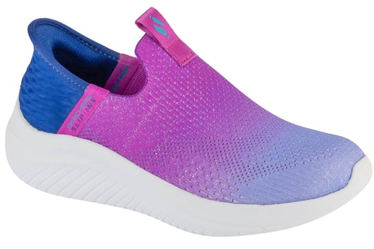 Skechers Slip-Ins: Ultra Flex 3.0 - Color Boost
 303828L-NVPR, dla dziewczynki, buty sneakers, Fioletowy SKECHERS