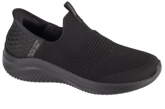 Skechers Slip-Ins: Ultra Flex 3.0 - Cozy Streak 149708-BBK, Damskie, buty sneakers, Czarne SKECHERS