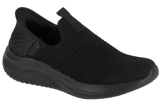 Skechers Slip-Ins Ultra Flex 3.0 - Smooth Step 403844L-B, dla dziewczynki, buty sneakers, Czarne SKECHERS