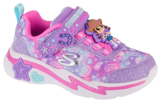 Skechers Snuggle Sneaks - Skech Squad 302214L-LVMT, dla dziewczynki, buty sneakers, Różowy SKECHERS