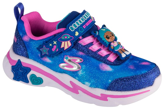 Skechers Snuggle Sneaks - Skech Squad 302214L-NVMT, dla dziewczynki, buty sneakers, Granatowy SKECHERS