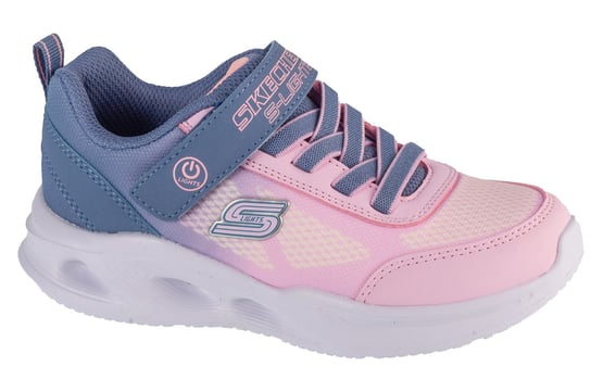 Skechers Sola Glow - Ombre Deluxe 303714L-GYLP, dla dziewczynki, buty sneakers, Różowy SKECHERS