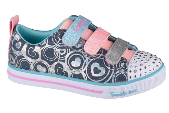 Skechers Sparkle Lite Heartsland 314753L-DMLT, dla dzieci, buty sneakers, Granatowy SKECHERS