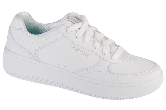 Skechers Sport Court 2.0 - Core Essential 185160-WHT, Damskie, trampki, Biały SKECHERS