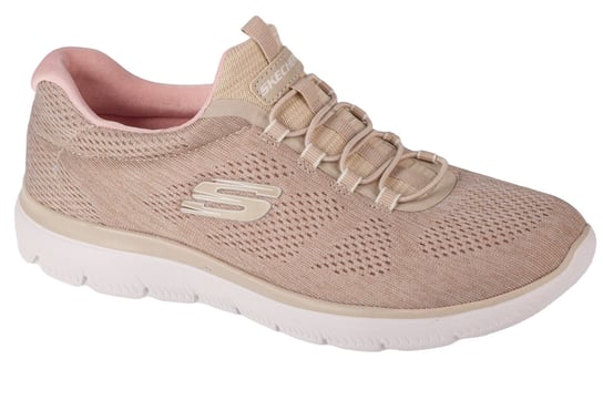 Skechers Summits - Fun Flair 150113-TPPK, Damskie, buty treningowe, Beżowy SKECHERS