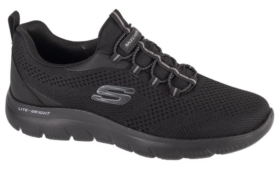 Skechers Summits - Tallo 232832-BBK, Męskie, buty sneakers, Czarne SKECHERS