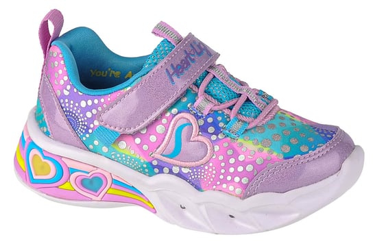 Skechers Sweetheart Lights 302059N-Lvmt Dziewczęce Sneakersy Fioletowe, rozmiar 21 SKECHERS