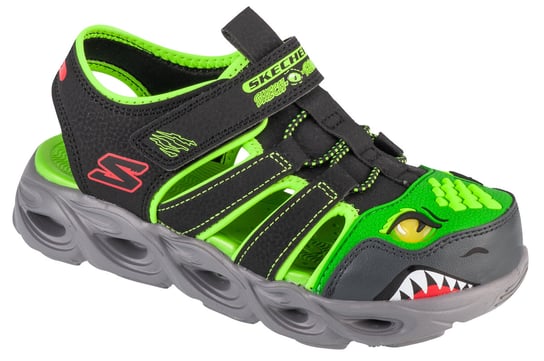 Skechers Thermo-Splash - Hydro-Flare 400613L-BKLM, dla chłopca, sandały, Czarne SKECHERS