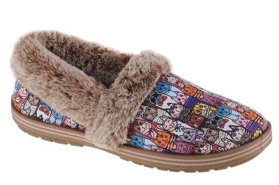 Skechers Too Cozy-Chic Cat 33347-Mlt, Damskie, Kapcie, Wielokolorowy SKECHERS