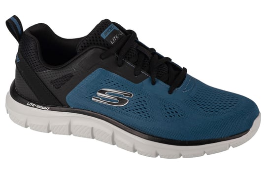 Skechers Track-Broader 232698-BLBK, Męskie, buty sneakers, Niebieski SKECHERS