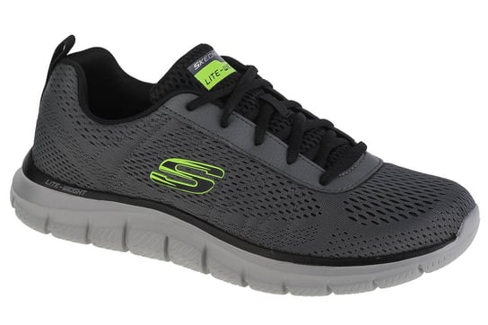 Skechers Track-Moulton 232081-CCBK męskie sneakersy, szare, rozmiar 45 SKECHERS