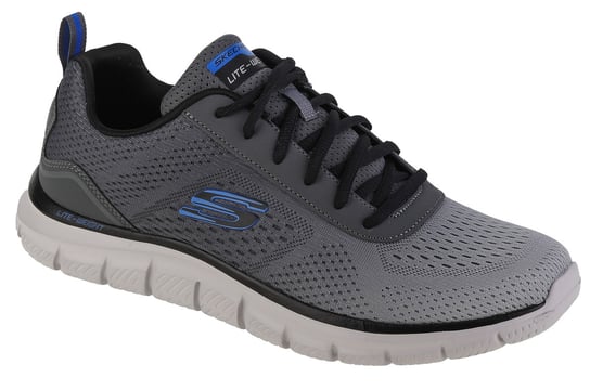 Skechers Track - Ripkent 232399-CCGY, Męskie, buty treningowe, Szary SKECHERS