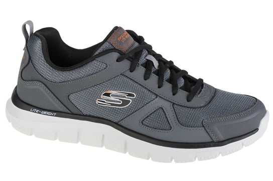 Skechers Track-Scloric 52631-CCBK, Męskie, buty sneakers, Szary SKECHERS