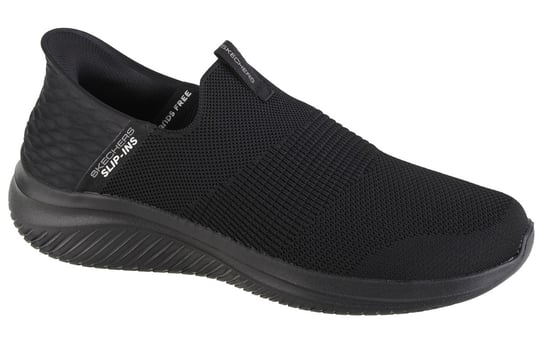 Skechers Ultra Flex 3.0 Smooth Step 232450-BBK, Męskie, buty sneakers, Czarne SKECHERS