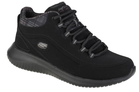 Skechers Ultra Flex-Just Chill 12918-Bbk, Damskie, Półbuty, Czarne SKECHERS