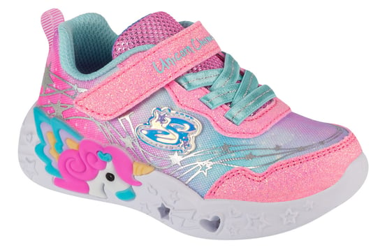 Skechers Unicorn Charmer - Lil Stellar 302694N-PKTQ, dla dziewczynki, buty sneakers, Różowy SKECHERS