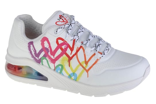 Skechers Uno 2 - Floating Love 155521-WHT damskie sneakersy, białe, rozmiar 38 1/2 SKECHERS